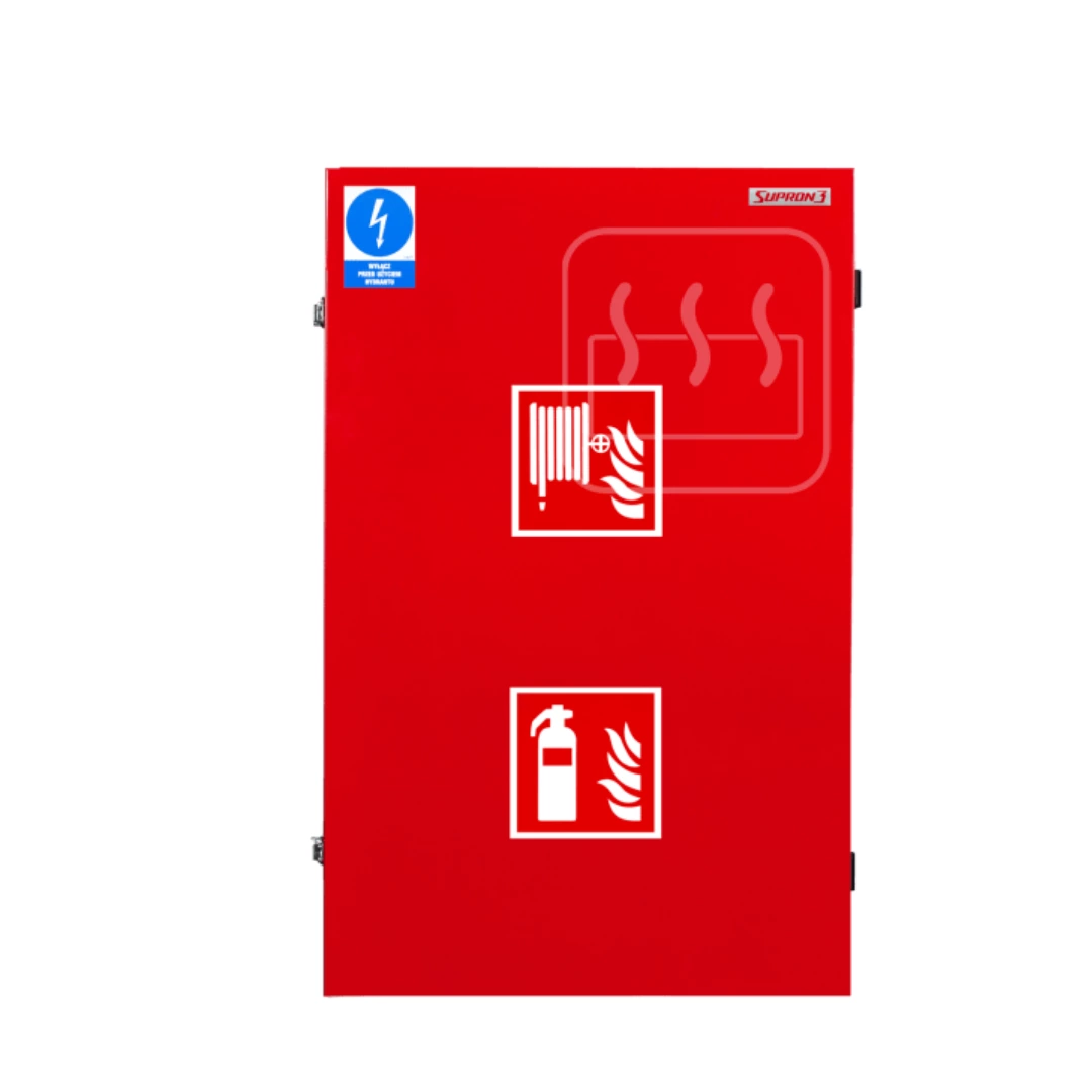 INTERNAL HYDRANT DN52 WITH ADDITIONAL HOSE AND PLACE FOR FIRE EXTINGUISHER UNDER CRADLE WITH THERMAL INSULATION