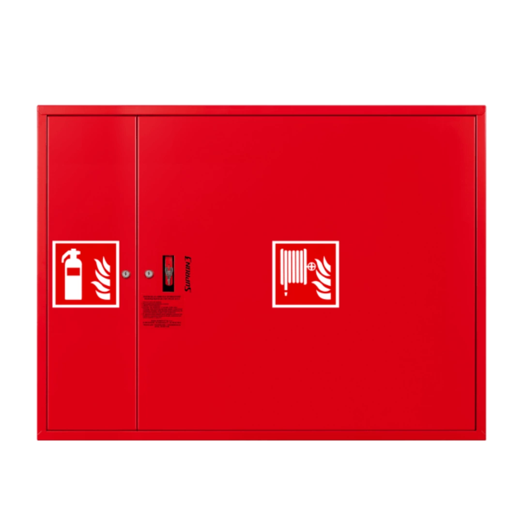 INTERNAL HYDRANT DN33 WITH PLACE FOR FIRE EXTINGUISHER NEXT TO HOSE REEL – UNIVERSAL