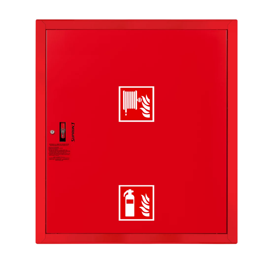 Internal hydrant DN33 with place for fire extinguisher under the hose reel – universal