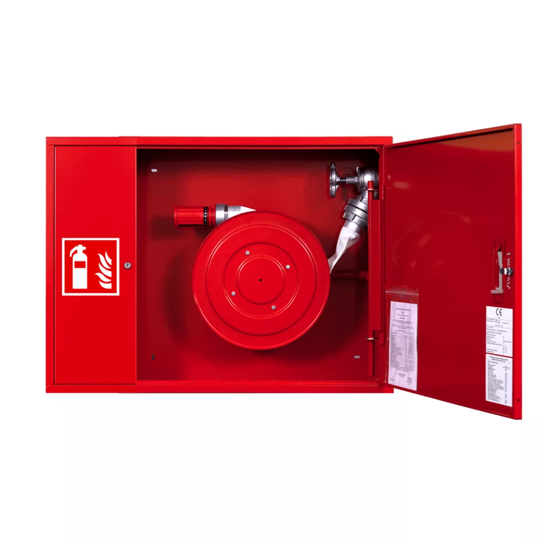 Internal hydrant DN52 with place for fire extinguisher next to rotary reel – universal_B