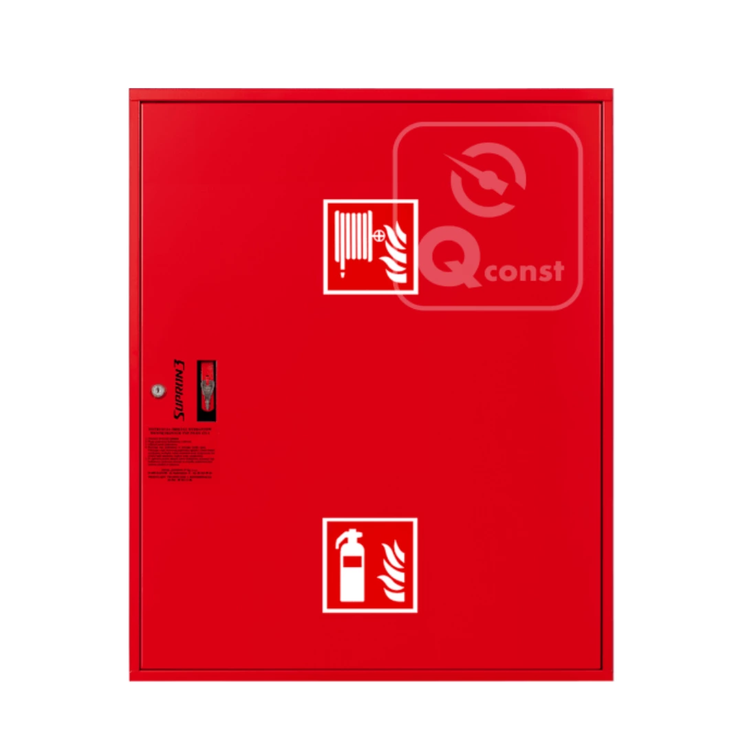 Internal hydrant with constant flow DN25 with place for fire extinguisher