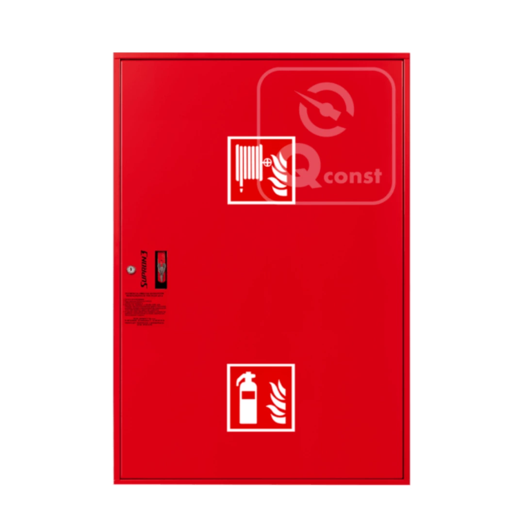Internal hydrant with constant flow DN52 with reel and place for fire extinguisher